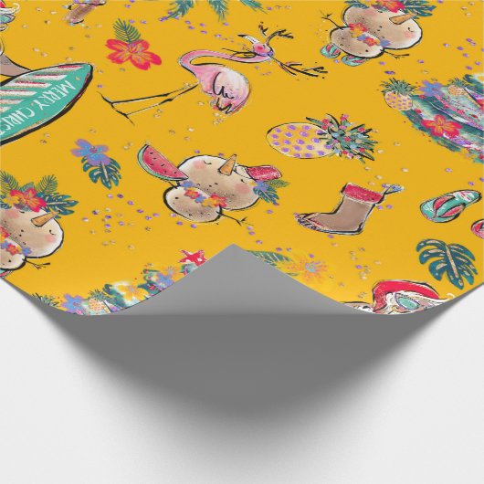 Weihnachtswrapping Paper Geschenkpapier (Ecke)