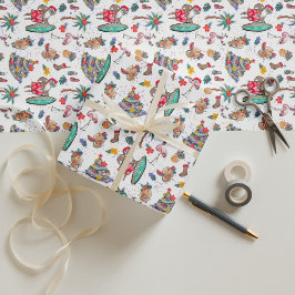 Weihnachtswrapping Paper Geschenkpapier