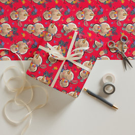 Weihnachtswrapping Paper Geschenkpapier