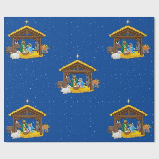 Weihnachtswrapping Paper Geschenkpapier (Flach)