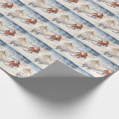 Weihnachtswrapping Paper Geschenkpapier (Ecke)