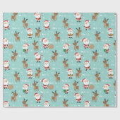 Weihnachtswrapping Paper Geschenkpapier (Flach)