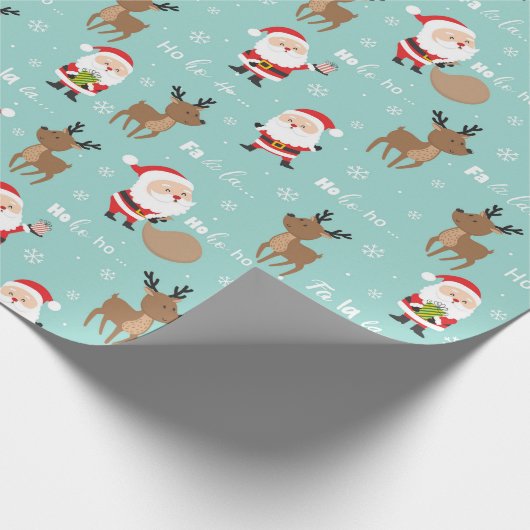 Weihnachtswrapping Paper Geschenkpapier (Ecke)