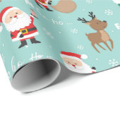 Weihnachtswrapping Paper Geschenkpapier (Rolleneckpunkt)