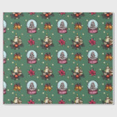 Weihnachtswrapping Paper Geschenkpapier (Flach)
