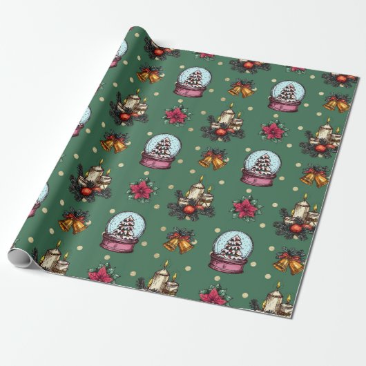 Weihnachtswrapping Paper Geschenkpapier (Ungerollt)