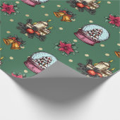Weihnachtswrapping Paper Geschenkpapier (Ecke)