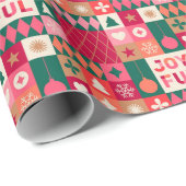 Weihnachtswrapping Paper Geschenkpapier (Rolleneckpunkt)