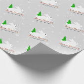 Weihnachtswrapping Paper Geschenkpapier (Ecke)