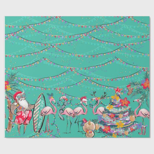 Weihnachtswrapping Paper Geschenkpapier (Flach)