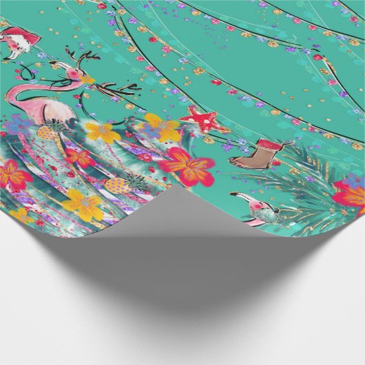 Weihnachtswrapping Paper Geschenkpapier (Ecke)