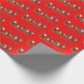 Weihnachtswrapping Paper Geschenkpapier (Ecke)