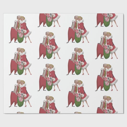 Weihnachtswrapping Paper Geschenkpapier (Flach)