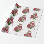 Weihnachtswrapping Paper Geschenkpapier (Ungerollt)