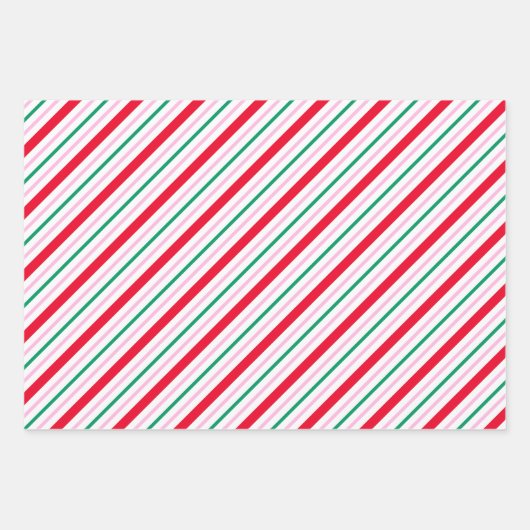 Weihnachtswrapping Paper Geschenkpapier Set (Vorderseite)