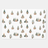 Weihnachtswrapping Paper Geschenkpapier Set (Vorderseite 2)