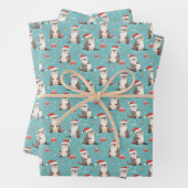 Weihnachtswrapping Paper Geschenkpapier Set (Beispiel)