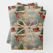 Weihnachtswrapping Paper Geschenkpapier Set (Beispiel)