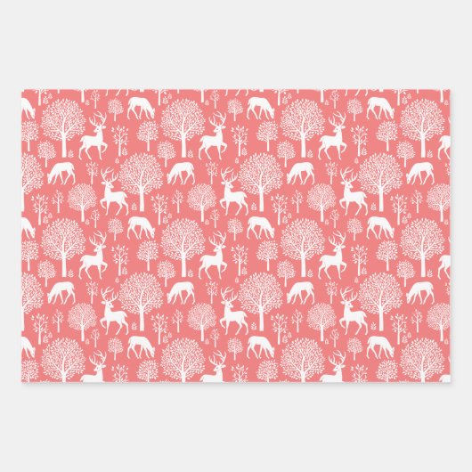 Weihnachtswrapping Paper Geschenkpapier Set (Vorderseite 2)