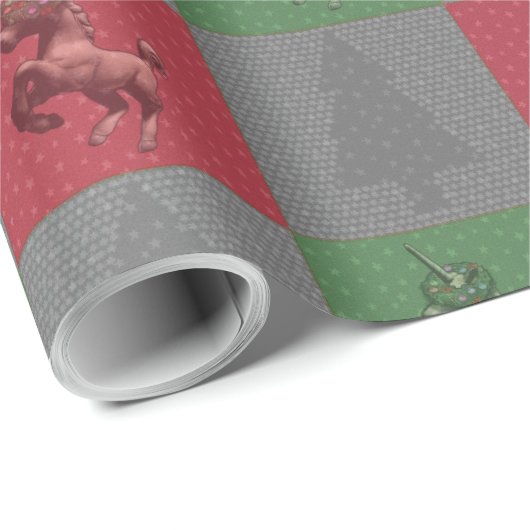 Weihnachtswrapping Paper (Grau) Geschenkpapier (Rolleneckpunkt)