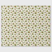 Weihnachtswrapping Paper-Holly Geschenkpapier (Flach)