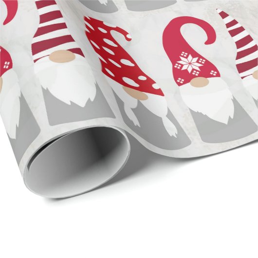 Weihnachtswrapping Paper - In einer Reihe glitzern Geschenkpapier (Rolleneckpunkt)