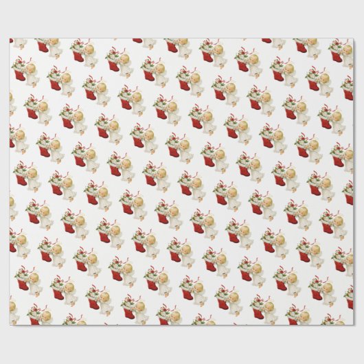 Weihnachtswrapping Paper-Little Engel Geschenkpapier (Flach)