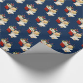 Weihnachtswrapping Paper-Little Engel Geschenkpapier (Ecke)