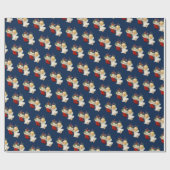 Weihnachtswrapping Paper-Little Engel Geschenkpapier (Flach)
