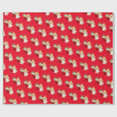 Weihnachtswrapping Paper-Little Engel Geschenkpapier (Flach)