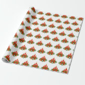 Weihnachtswrapping Paper-Mistletoe Geschenkpapier (Ungerollt)