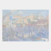 Weihnachtswrapping Paper NEW YORK & FRANCE Geschenkpapier Set (Vorderseite 2)