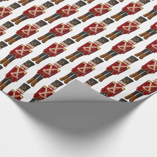 Weihnachtswrapping Paper - Nutcracker Geschenkpapier (Ecke)