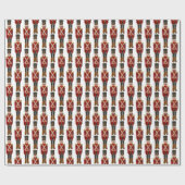 Weihnachtswrapping Paper - Nutcracker Geschenkpapier (Flach)