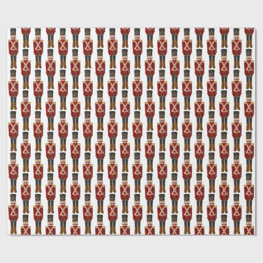 Weihnachtswrapping Paper - Nutcracker Geschenkpapier (Flach)