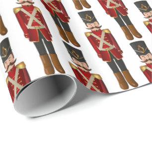 Weihnachtswrapping Paper - Nutcracker Geschenkpapier