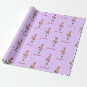 Weihnachtswrapping Paper Personalisiert Nutcracker Geschenkpapier (Ungerollt)