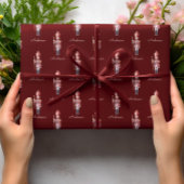 Weihnachtswrapping Paper Personalisiert Nutcracker Geschenkpapier