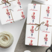 Weihnachtswrapping Paper Personalisiert Nutcracker Geschenkpapier