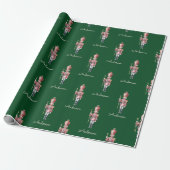 Weihnachtswrapping Paper Personalisiert Nutcracker Geschenkpapier (Ungerollt)