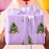Weihnachtswrapping Paper, Pine Tree Weihnachten Geschenkpapier