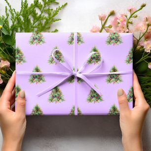 Weihnachtswrapping Paper, Pine Tree Weihnachten Geschenkpapier