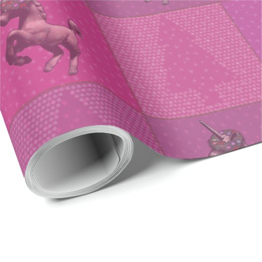 Weihnachtswrapping Paper (Pink) Geschenkpapier (Rolleneckpunkt)