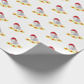 Weihnachtswrapping Paper Possum Floral Geschenkpapier (Ecke)