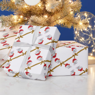Weihnachtswrapping Paper Possum Geschenkpapier