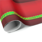 Weihnachtswrapping Paper Red & Green Geschenkpapier (Rolleneckpunkt)