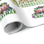 Weihnachtswrapping Paper Rentier Geschenkpapier (Rolleneckpunkt)