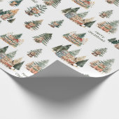 Weihnachtswrapping Paper Roll Geschenkpapier (Ecke)