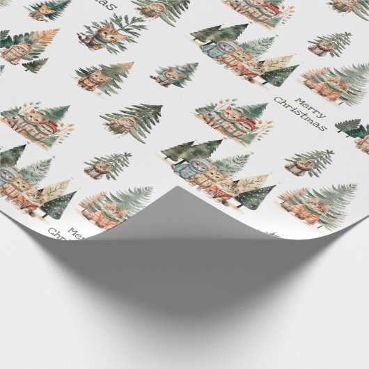 Weihnachtswrapping Paper Roll Geschenkpapier (Ecke)