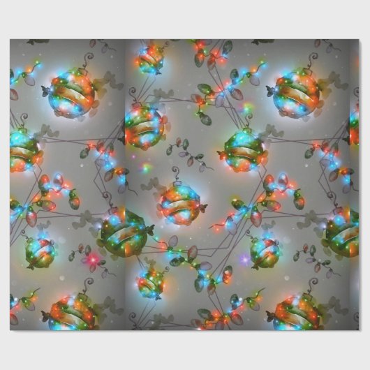 Weihnachtswrapping Paper Roll Geschenkpapier (Flach)